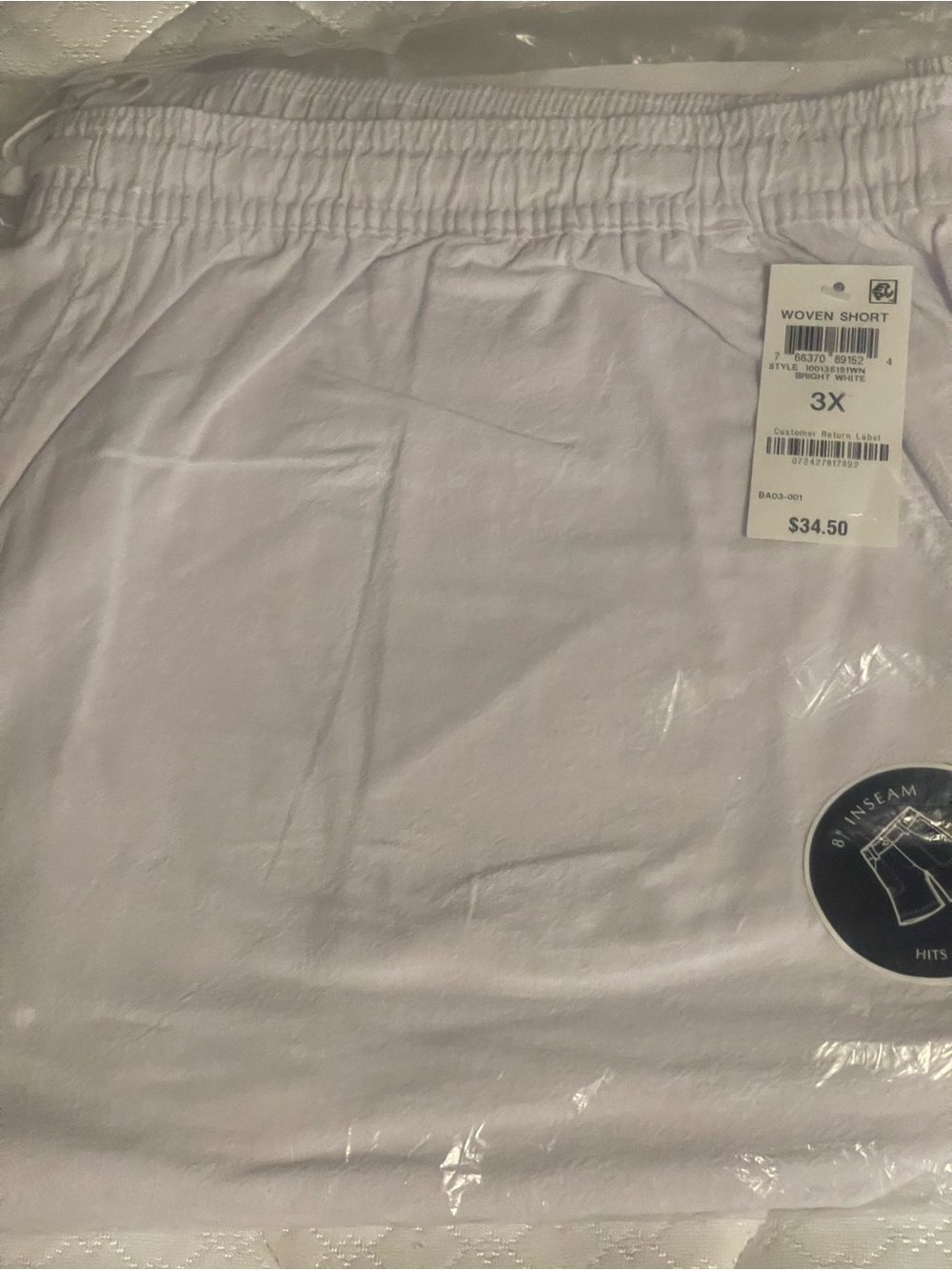 Karen Scott White Women’s Woven Shorts